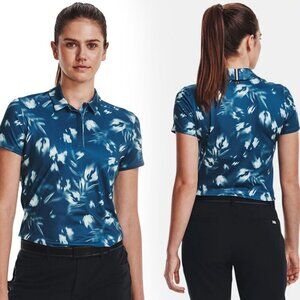 Under Armour Women's Zinger Blur Polo Shirt - Size XS - NWT $80